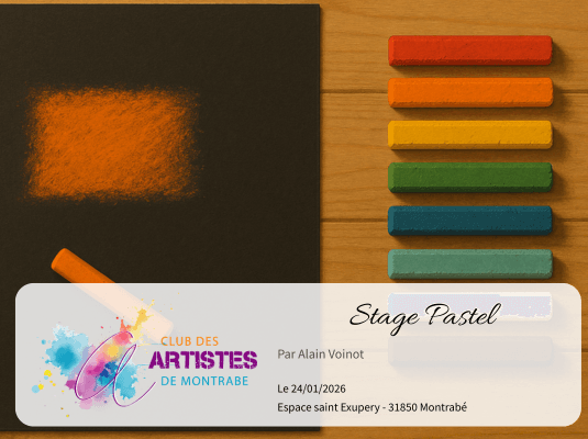 Illustration du Stage de pastel – Paysage hivernal