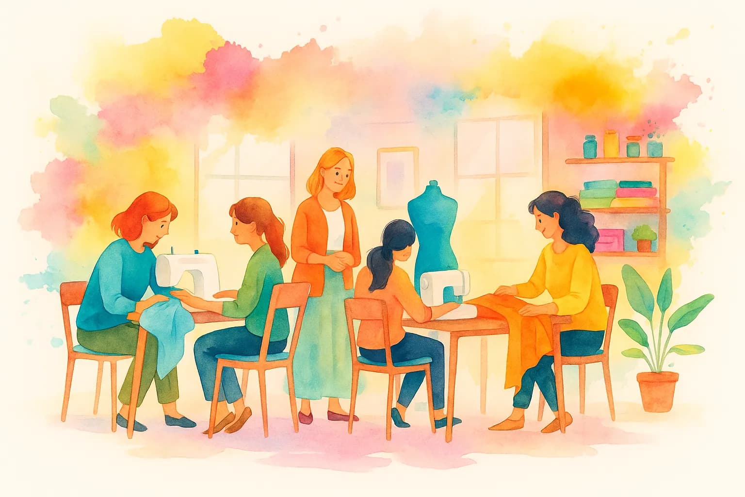 Illustration de l'Atelier couture - Atelier d'art à Montrabé