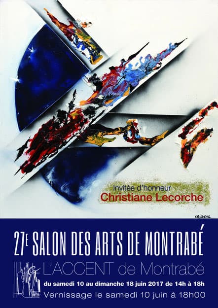 Affiche du 27e Salon des Arts de Montrabé - Peinture/Sculpture