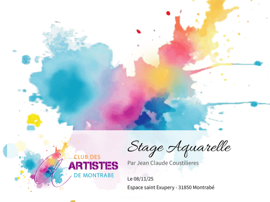 Illustration du Stage d’aquarelle - Jean Claude Coustilières