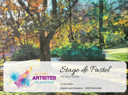 Illustration du Stage de pastel – Le paysage impressionniste d’automne