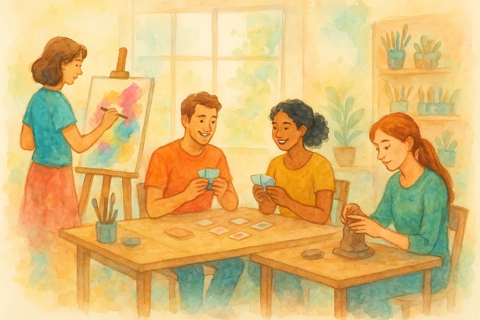 Illustration de l'Atelier libre - Atelier d'art à Montrabé