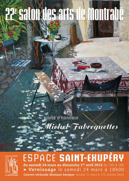Affiche du 22e Salon des Arts de Montrabé - Peinture/Sculpture