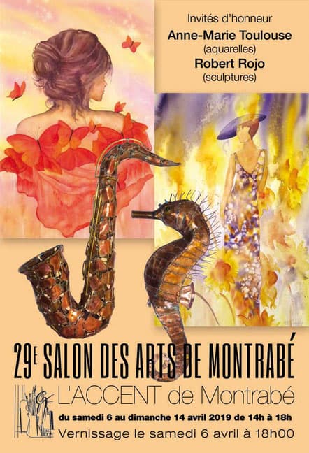 Affiche du 29e Salon des Arts de Montrabé - Peinture/Sculpture