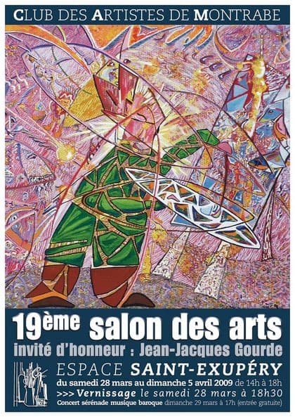Affiche du 19e Salon des Arts de Montrabé - Peinture/Sculpture