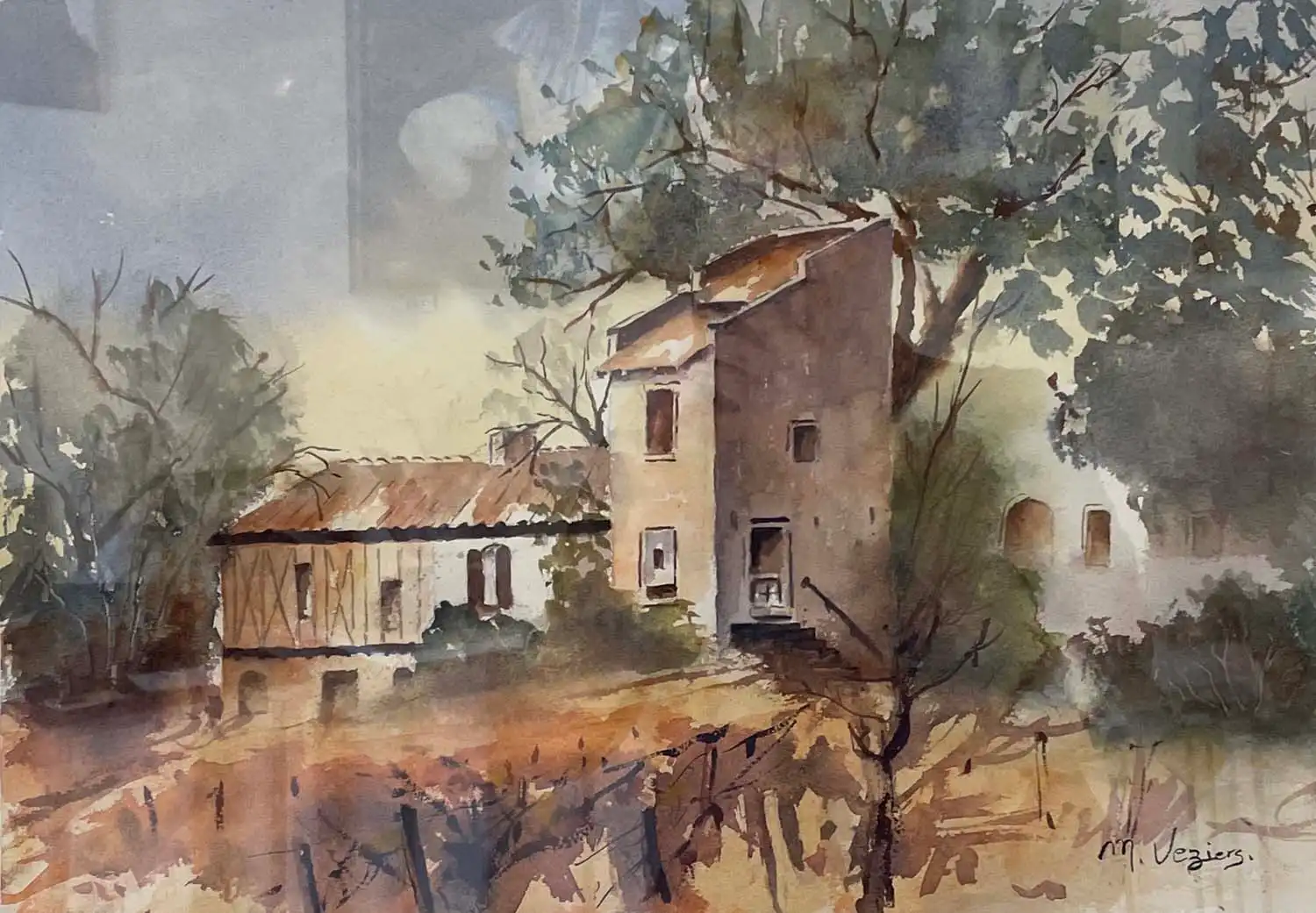 VEZIERS Monique - Dans les vignes (155)