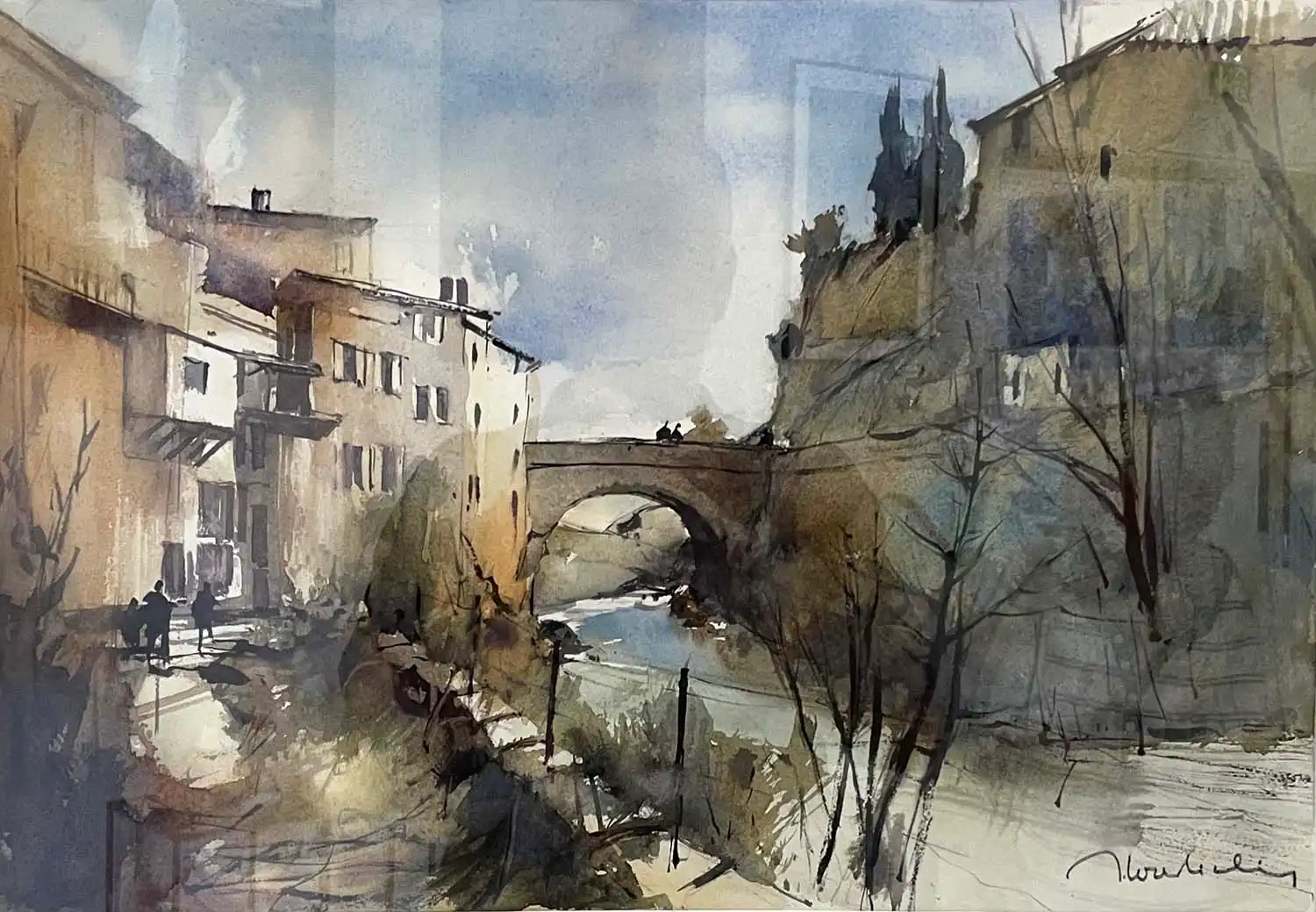 COUSTILIÈRES Jean claude - Le pont romain-Vaison la Romaine (47)