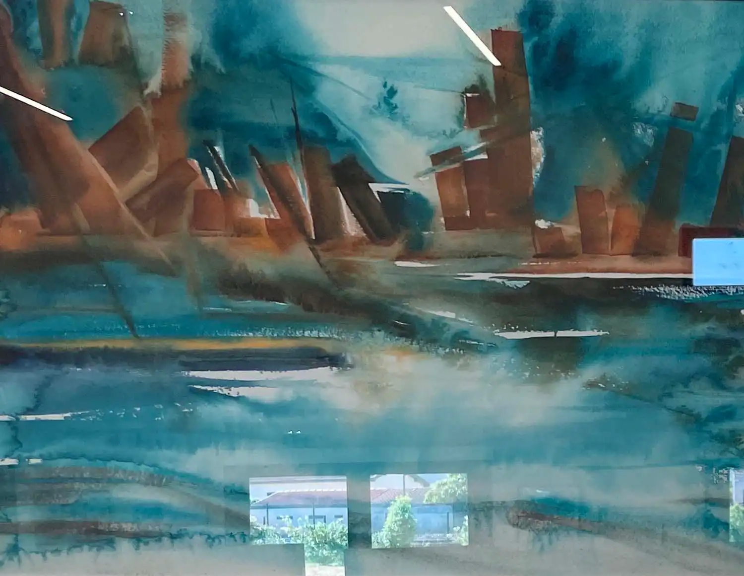 VALLES Chantal - Submersion bleue (150)