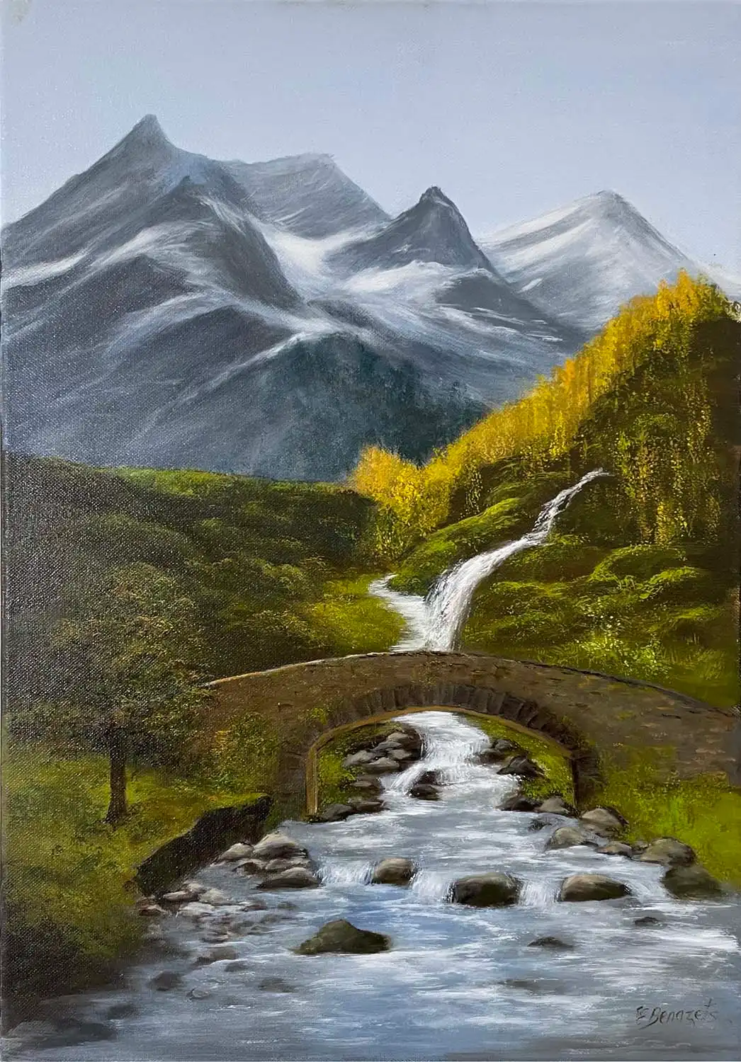 BENAZETS Evelyne - Torrent en montagne (20)