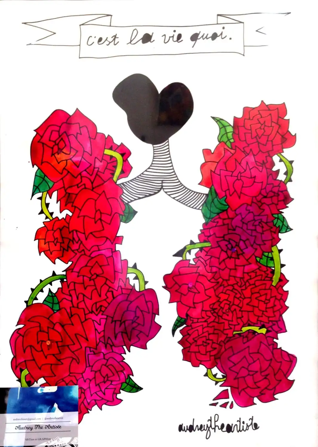 79- Audrey the artiste - Grison