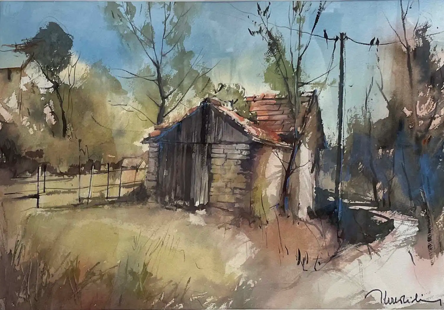 COUSTILIÈRES Jean claude - Sur la route de Cylus (48)